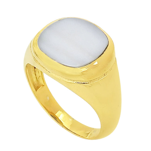 White Opal Ring size-10 RM-1115 TR01344