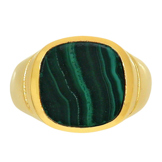 Malachite Eye Ring size-7 RM-1115 TR01357