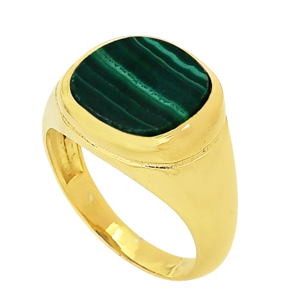 Malachite Eye Ring size-8 RM-1115 TR01360