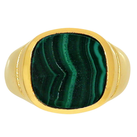 Malachite Eye Ring size-9 RM-1115 TR01362