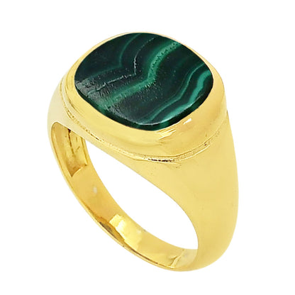 Malachite Eye Ring size-9 RM-1115 TR01362