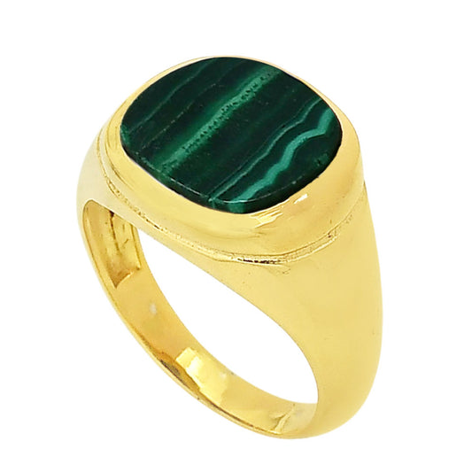 Malachite Eye Ring size-9 RM-1115 TR01363