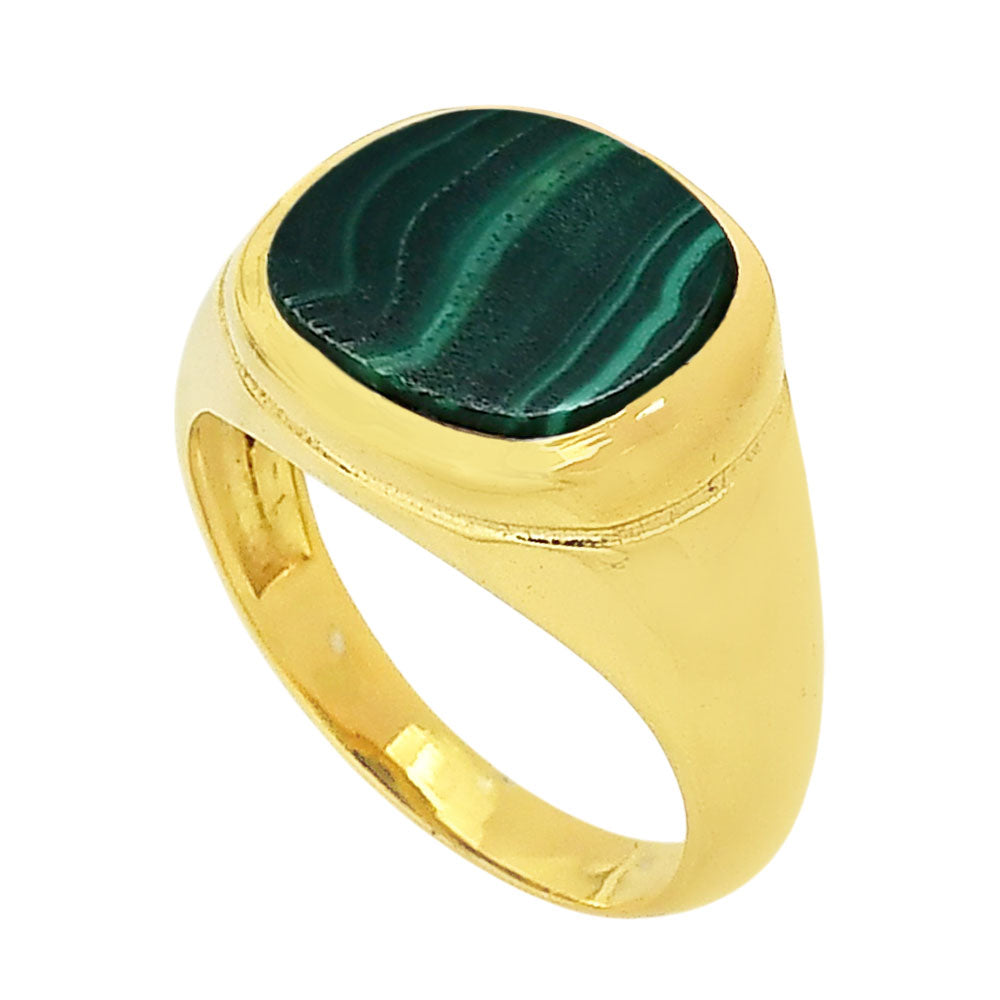 Malachite Eye Ring size-9 RM-1115 TR01364