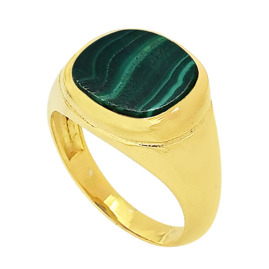 Malachite Eye Ring size-9 RM-1115 TR01364