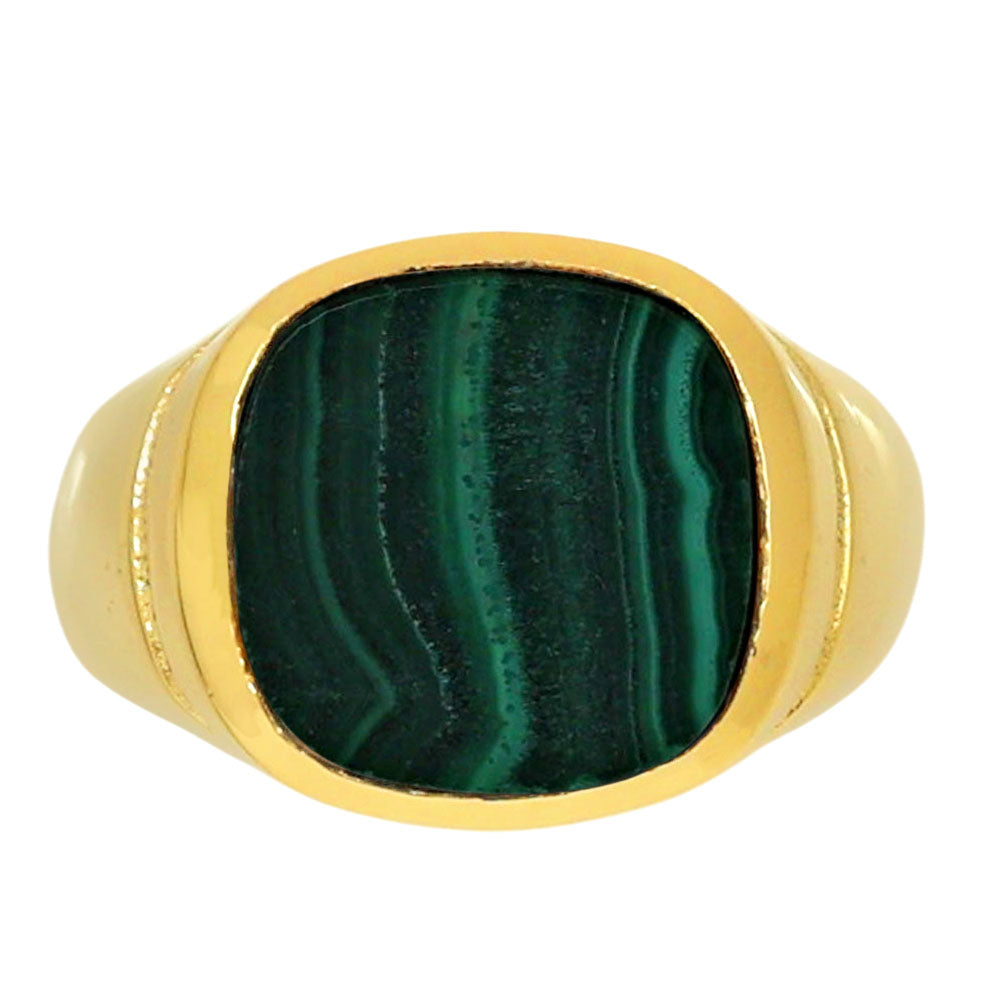Malachite Eye Ring size-9 RM-1115 TR01364