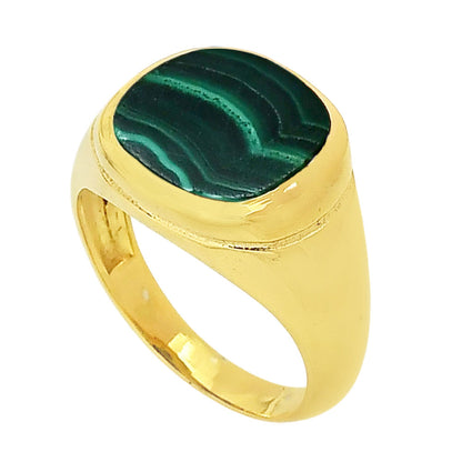 Malachite Eye Ring size-10 RM-1115 TR01365