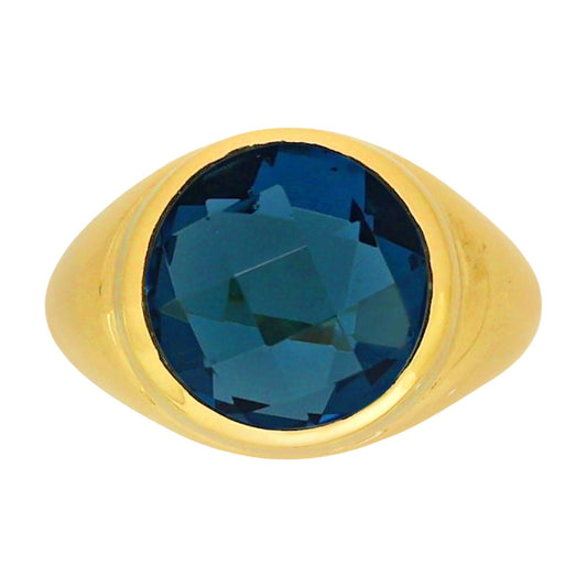 London Blue Topaz Ring size-7 RM-1115 TR01367