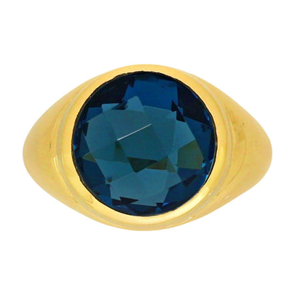 London Blue Topaz Ring size-8 RM-1115 TR01368