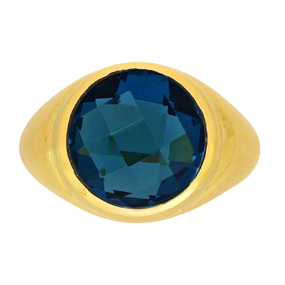 London Blue Topaz Ring size-9 RM-1115 TR01369