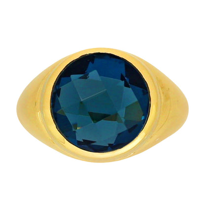 London Blue Topaz Ring size-9 RM-1115 TR01370