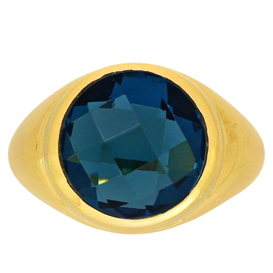 London Blue Topaz Ring size-9 RM-1115 TR01371