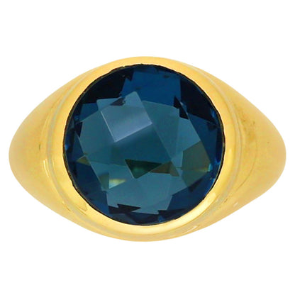 London Blue Topaz Ring size-10 RM-1115 TR01372