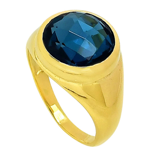 London Blue Topaz Ring size-10 RM-1115 TR01372