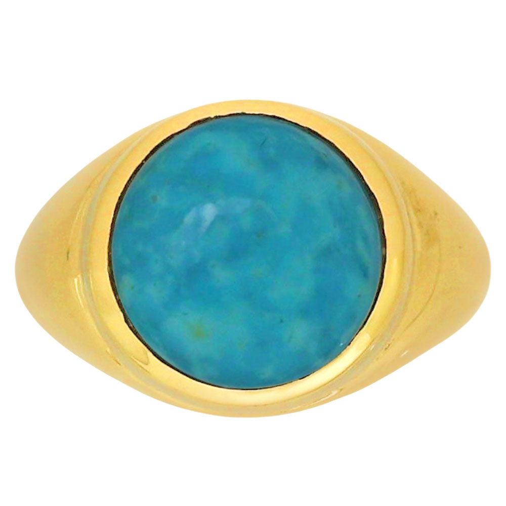 Turquoise Magnesite Ring size-8.5 RM-1115 TR01373