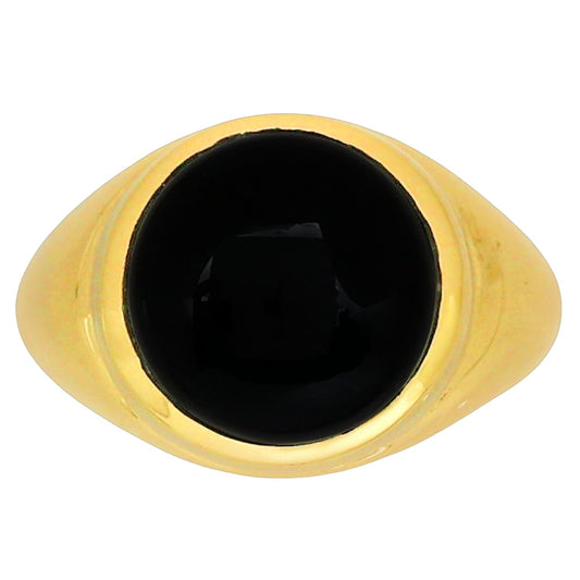 Black Onyx Ring size-8 RM-1115 TR01375