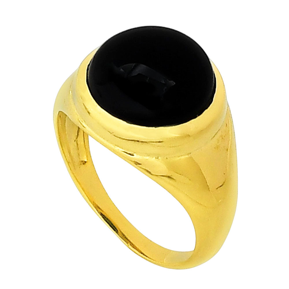 Black Onyx Ring size-8 RM-1115 TR01375
