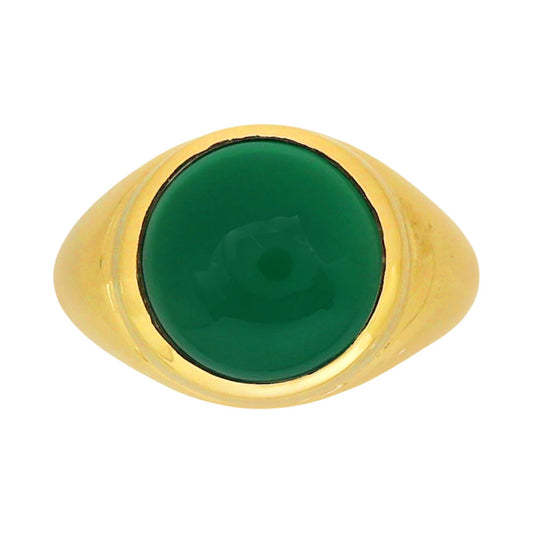 Green Onyx Ring size-9 RM-1115 TR01378