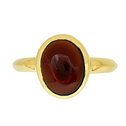 Hessonite Garnet Ring size-8 RM-1004 TR01383