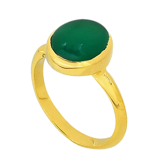 Green Onyx Ring size-5 RM-1004 TR01385
