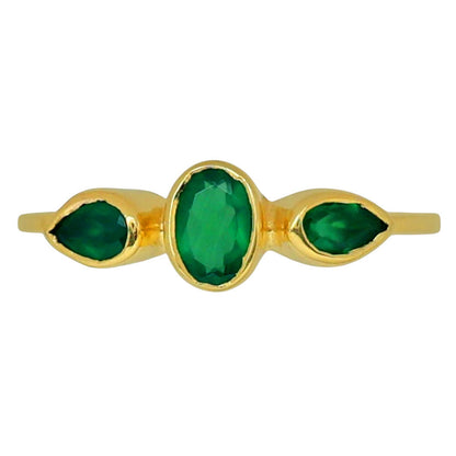 Green Onyx Ring size-6 RM-1756 TR01393