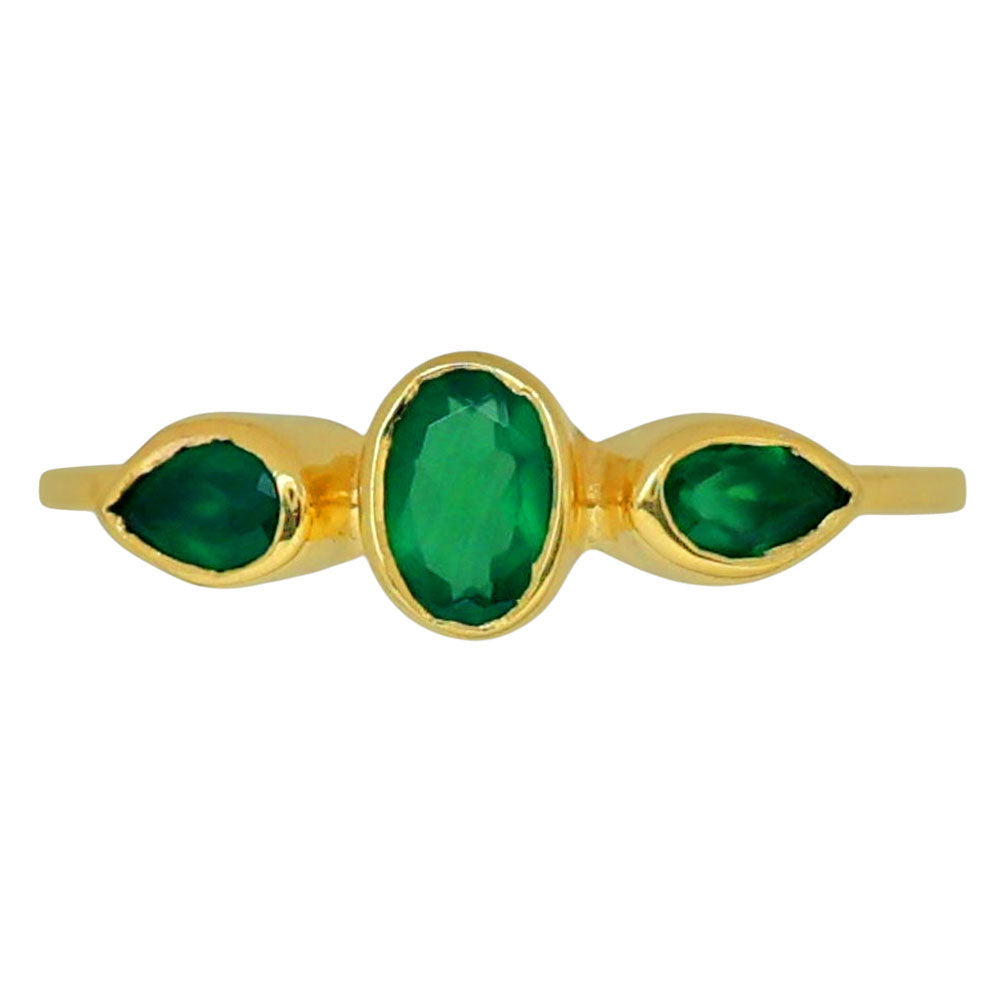 Green Onyx Ring size-8 RM-1756 TR01399