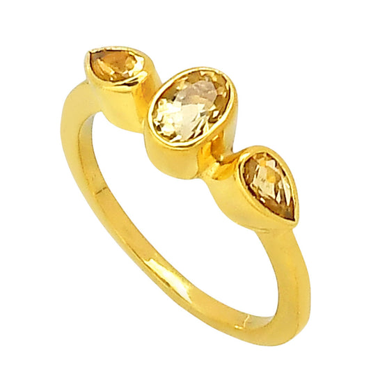 Citrine Ring size-8 RM-1756 TR01404