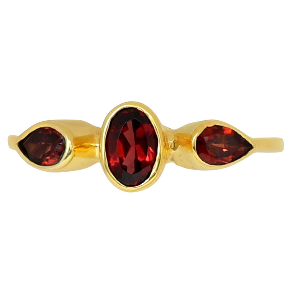 Hessonite Garnet Ring size-6 RM-1756 TR01408