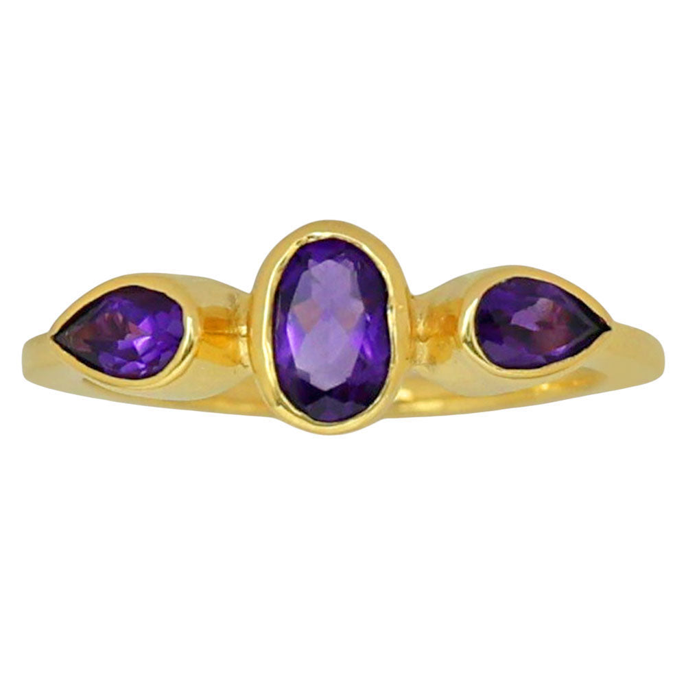 Amethyst Ring size-8 RM-1756 TR01414
