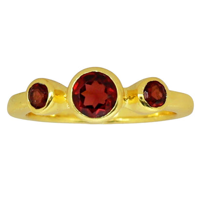 Hessonite Garnet Ring size-6 RM-1764 TR01420