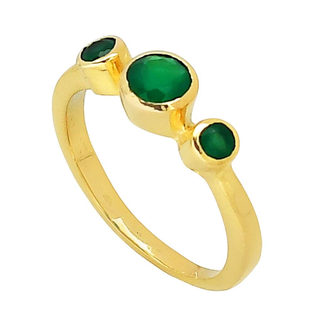 Green Onyx Ring size-5.5 RM-1764 TR01438