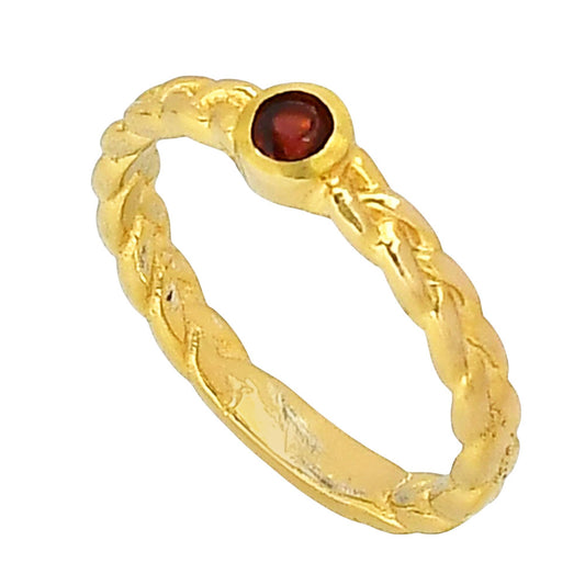 Hessonite Garnet Ring size-6 RM-1063 TR01445