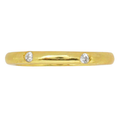 White Zircon Ring size-5 RM-1780 TR01452