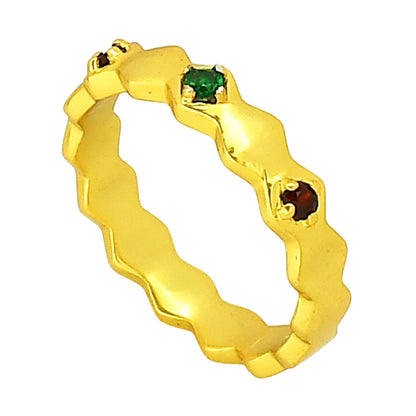 Green Tourmaline Ring size-6 RM-1766 TR01457