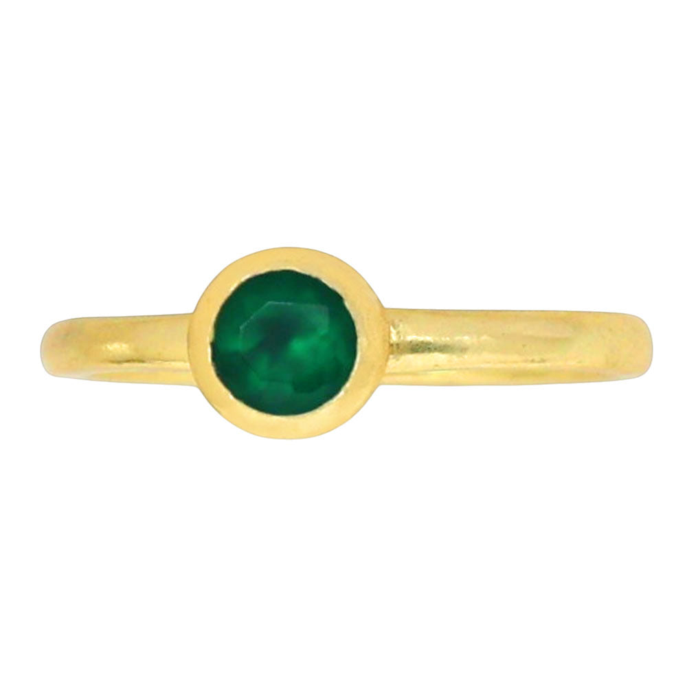 Green Onyx Ring size-5 RM-1775 TR01466