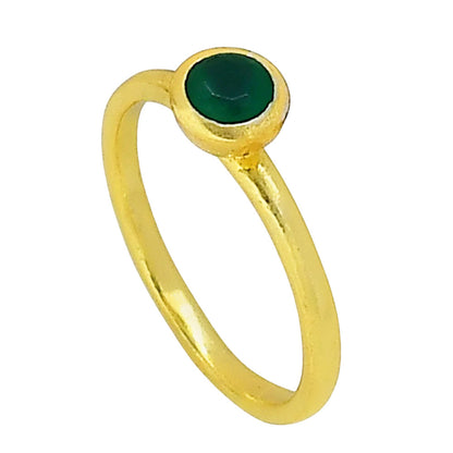 Green Onyx Ring size-5 RM-1775 TR01466