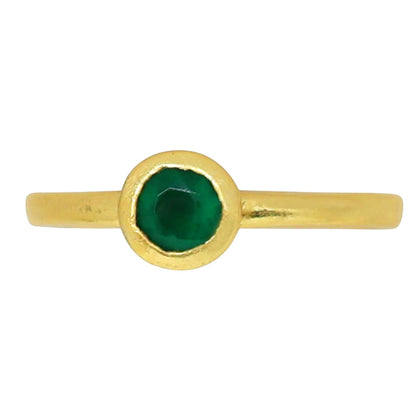 Green Onyx Ring size-5 RM-1775 TR01467