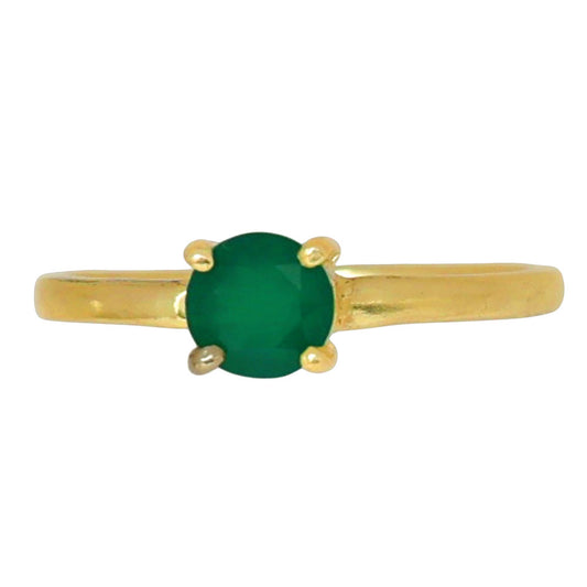 Green Onyx Ring size-6 RM-1787 TR01470