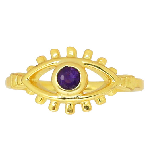 Amethyst Ring size-6 RM-1773 TR01474