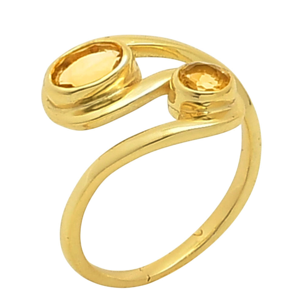 Citrine Ring size-9 RM-1039 TR01487