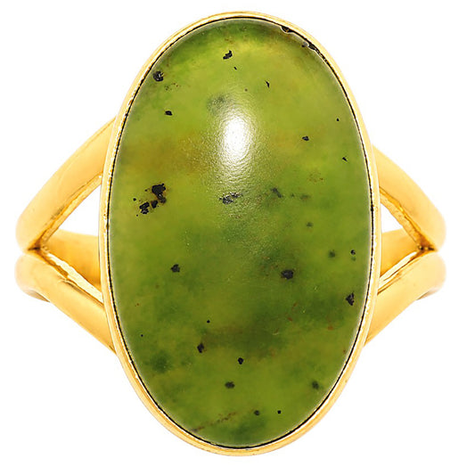 Chrome Chalcedony Ring size-7 RM-1002 TR01493