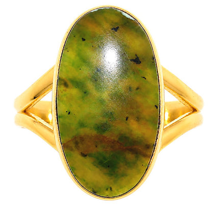 Chrome Chalcedony Ring size-9 RM-1002 TR01496