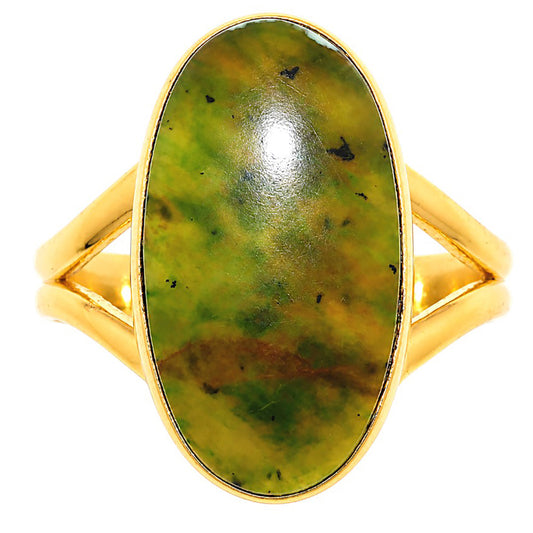 Chrome Chalcedony Ring size-9 RM-1002 TR01496