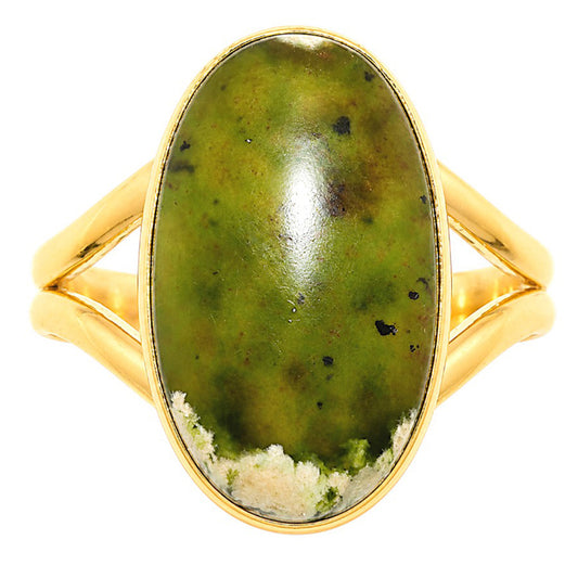 Chrome Chalcedony Ring size-9 RM-1002 TR01498