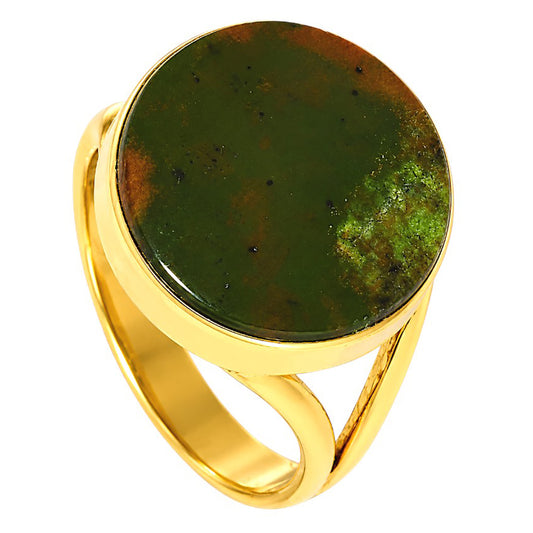 Chrome Chalcedony Ring size-9 RM-1002 TR01499
