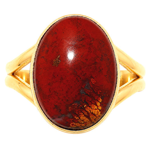 Red Moss Agate Ring size-6 RM-1002 TR01501