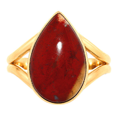 Red Moss Agate Ring size-7 RM-1002 TR01502