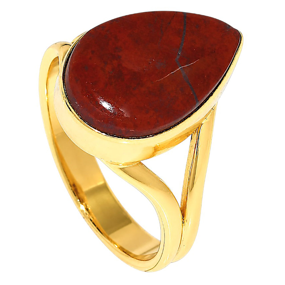 Red Moss Agate Ring size-8 RM-1002 TR01504