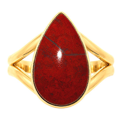 Red Moss Agate Ring size-8 RM-1002 TR01504
