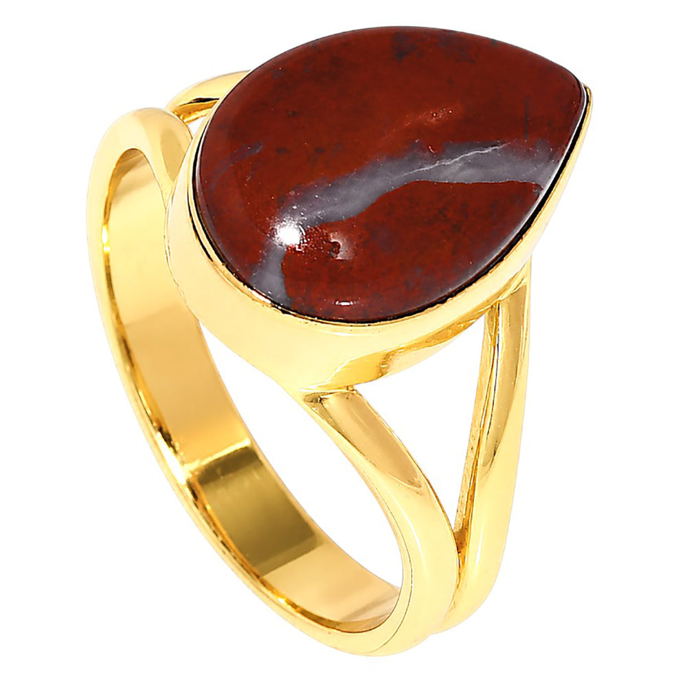 Red Moss Agate Ring size-8 RM-1002 TR01505