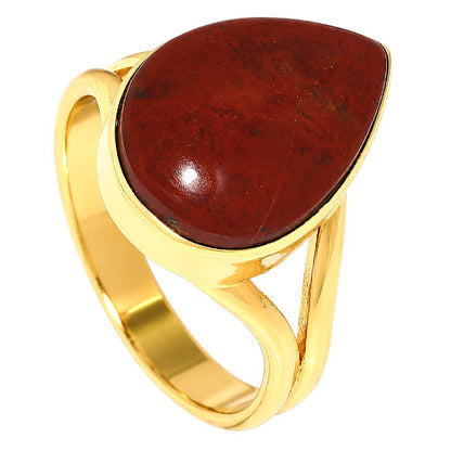 Red Moss Agate Ring size-9 RM-1002 TR01506
